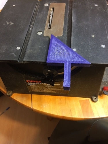 45 degree miter slide for a Dremel 580-2 4" table saw. 3D Print 187953