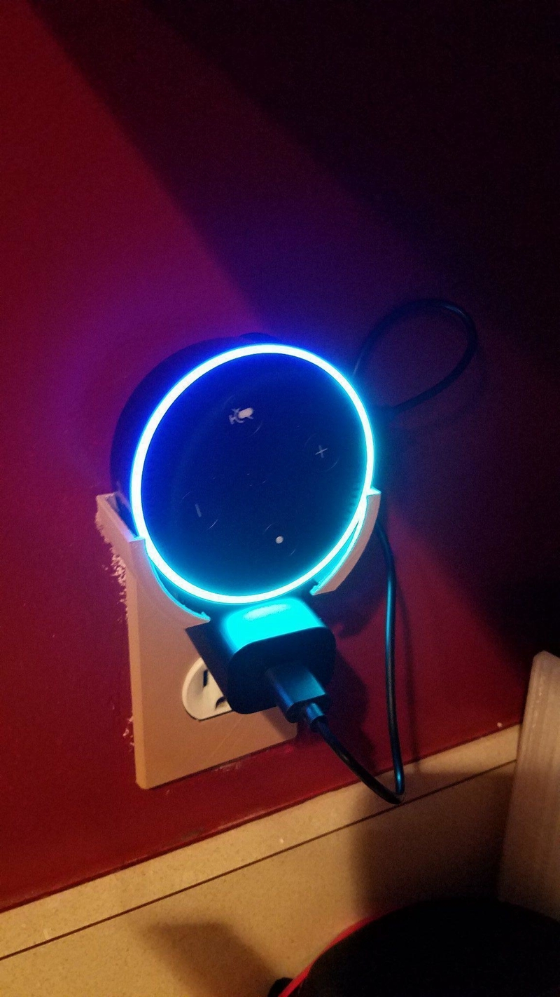 Echo Dot Wall Plate Bracket