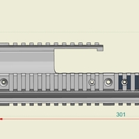 VFC Scar h gbb rail - Thumbnail 3