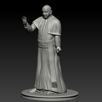 Small Pope Francis 3D Printing 188021