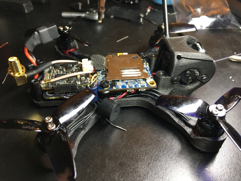 P13 mini-quad frame. - Pinshape