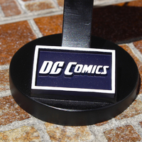 Small DC  Comics Logo Plaque Rectangle 3D Printing 188224