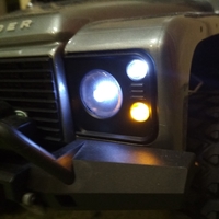 Small LED lights kit for Traxxas TRX-4 body 3D Printing 188284