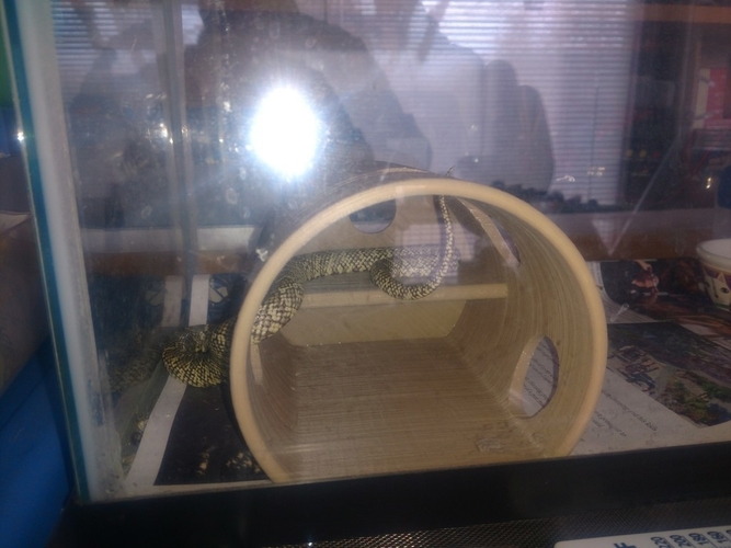 Snake Shed and Hide Round House 3D Print 188401