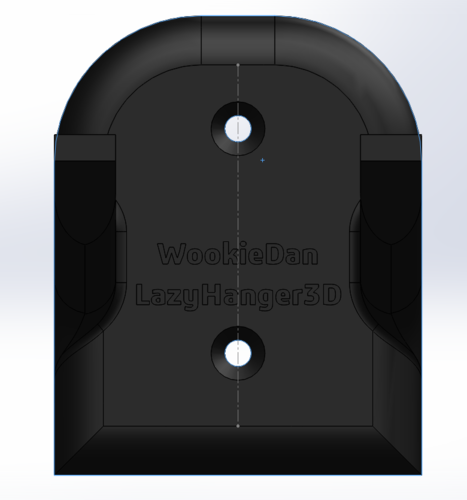 WookieDan LazyHanger3D Guitar Hander 3D Print 188405