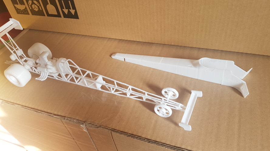 Top Fuel Dragster 3D Print 188492