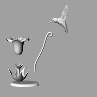 Hummingbird Lamp - Thumbnail 3
