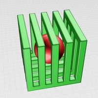 Pointless sphere in modern cage - Thumbnail 3