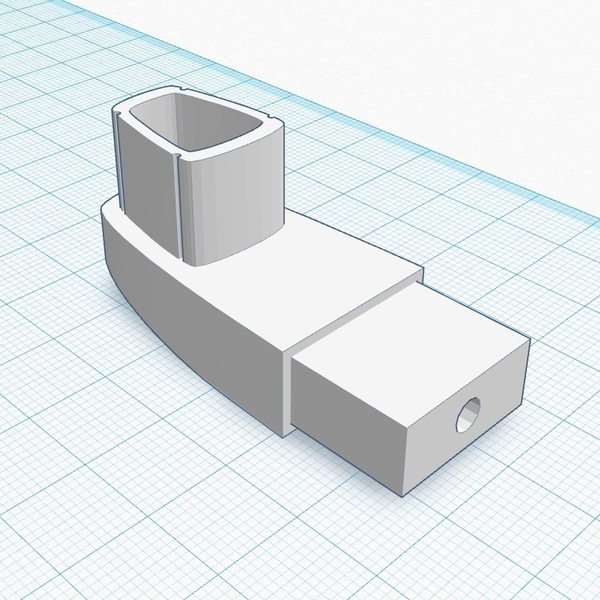 Medium Alumax Shower Arm Bracket 3D Printing 188601