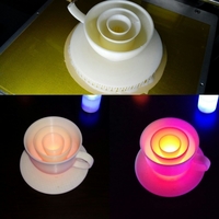 coffee set LED candle mount - Thumbnail 5
