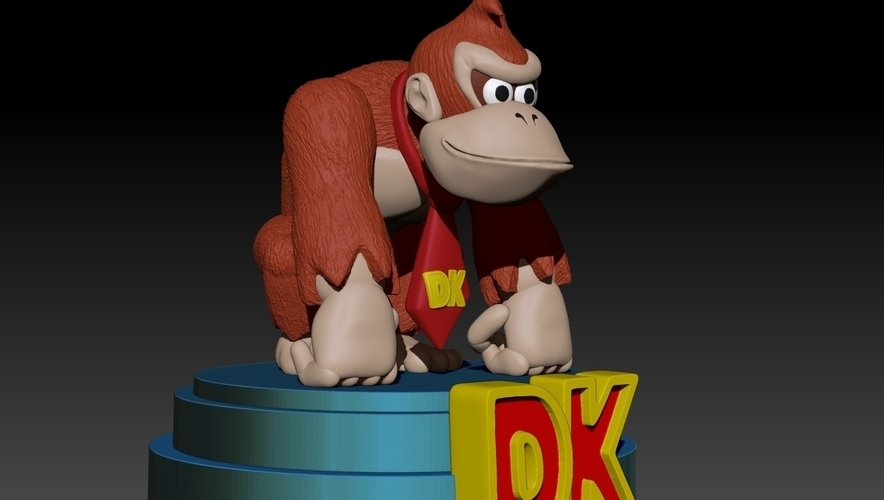 Donkey Kong Country SuperNes 3D Print 188732