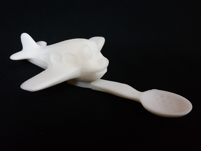 Plane Spoon - Baby Feeder 3D Print 188995
