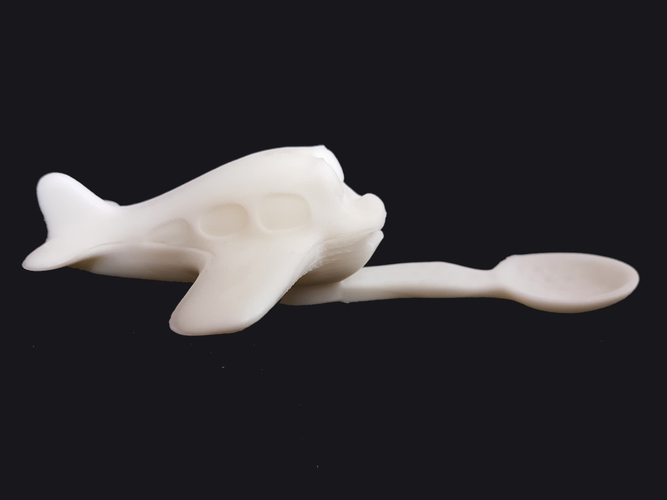 Plane Spoon - Baby Feeder 3D Print 188996