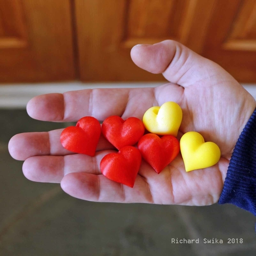 Valentine Heart Lanyard Bead 3D Print 189029