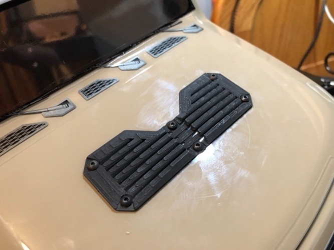 HPI VENTURE - INCOGNITO POWER BODY MOUNT w/Scale Hood Vent 3D Print 189039