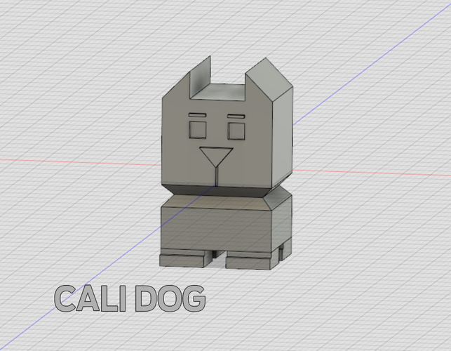 Cali Dog - The Calibration Dog 3D Print 189096