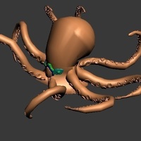 this is a design of a kraken that attack ships in the ocean. - Thumbnail 1