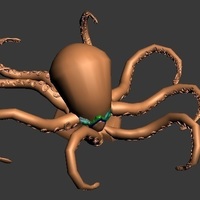 this is a design of a kraken that attack ships in the ocean. - Thumbnail 4