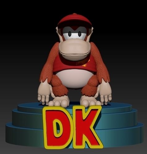 Diddy Kong SNES 3D Print 189170