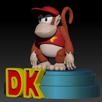 Small Diddy Kong SNES 3D Printing 189171