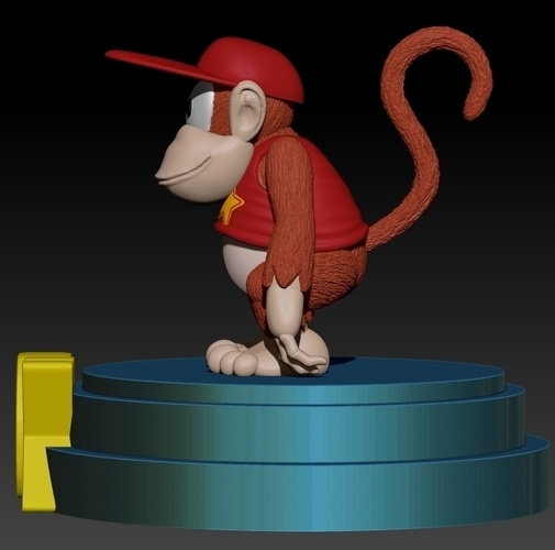 Diddy Kong SNES 3D Print 189172