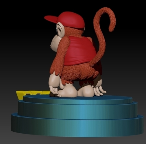 Diddy Kong SNES 3D Print 189173