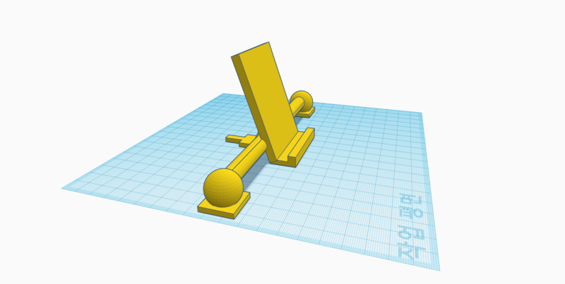  Dumbbell phone stand