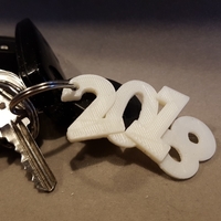 Small key ring 2018 3D Printing 189292