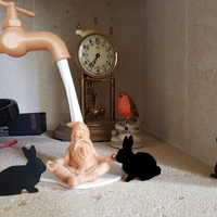 FIGURINE RABBIT EASTER - Thumbnail 1