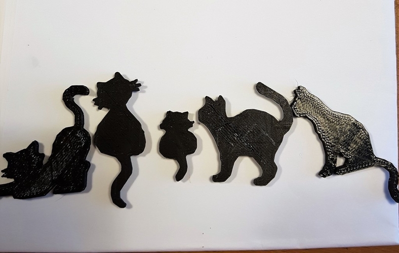 Figurine cats 3D Print 189342