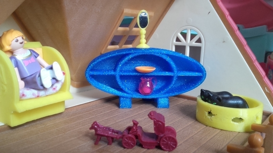 Small shelf for playmobil 3D Print 189362