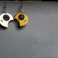 Earrings round heart - Thumbnail 3