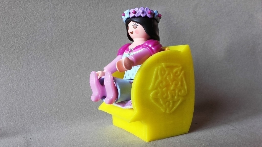 armchair for playmobil 3D Print 189393