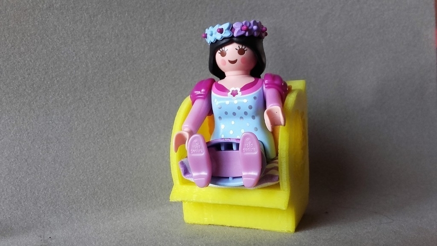 armchair for playmobil 3D Print 189395