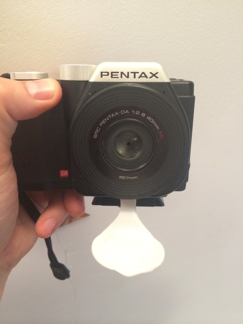 Pentax K-01 SMC DA-40mm lens cover