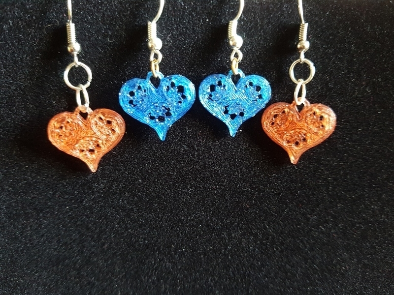Earrings heart