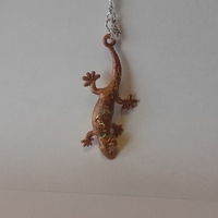 Small Gecko remix  pendant 3D Printing 189428