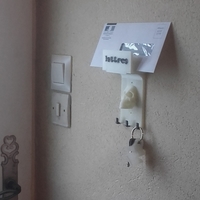 	Light Switch Cover - Key Holder - Letter carrier - Thumbnail 1
