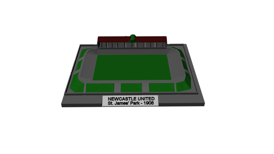 Newcastle United - St James Park 1908 3D Print 189521