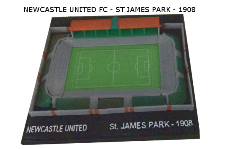 Newcastle United - St James Park 1908 3D Print 189522