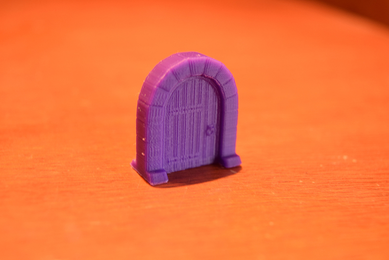 Medieval Arc Door Miniature
