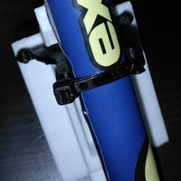 Ski shoe protector with holder for pole - Thumbnail 6