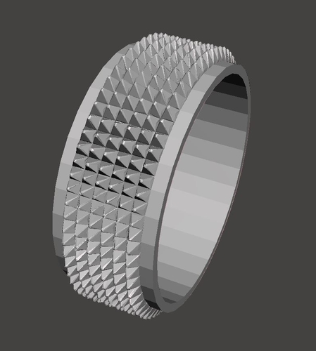 Spikes ring 3D Print 189628