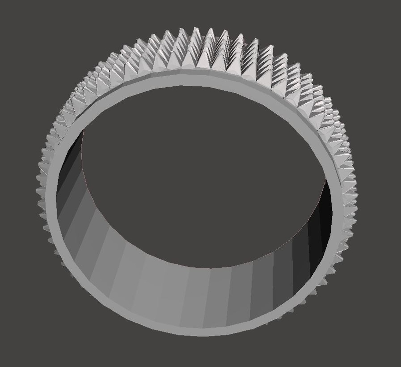Spikes ring - Pinshape