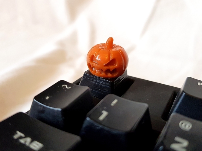 Evil Pumpkin Keycap for Cherry MX 3D Print 189836