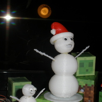 Santa Hat Scale to sit on a toy Creeper's head. - Thumbnail 4
