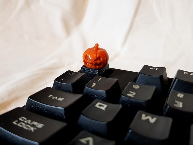 Evil Pumpkin Keycap for Cherry MX 3D Print 189841