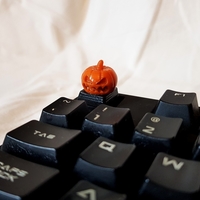 Small Evil Pumpkin Keycap for Cherry MX 3D Printing 189841