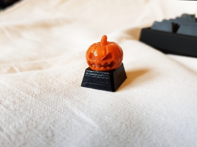 Evil Pumpkin Keycap for Cherry MX 3D Print 189842
