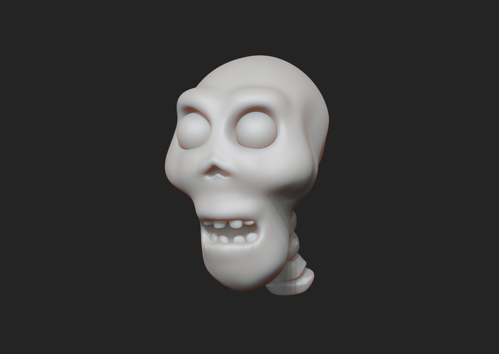 Skull Toon 3D Print 189861